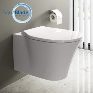 Ideal Standard Connect Air WC suspendu avec AquaBlade, E0054MA+E036801,