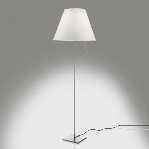 Luceplan Costanza Lampadaire avec un interrupteur marche/arrêt et manche télescopique, 1D13NT010020+9D1301511702, D13 t.i.