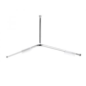 Avenarius free living! Tringle de rideau de douche, raccourcissable, avec fixation au plafond, 9004801010,