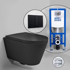 Pack complet WC suspendu Kartell LAUFEN et bâti-support neeos,, H8203377160001+16791BM#SET,