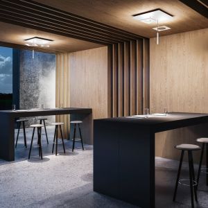 Icone Luce Petra Plafonnier LED avec spot suspendu, PETRA-P3BIBI,