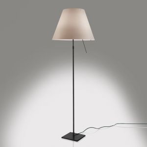 Luceplan Costanza Lampadaire, E27, avec variateur sensitif et tige télescopique, 1D13NT000017+9D1301511739, D13 t.