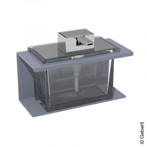 Geberit Monolith Distributeur de savon pour module sanitaire de plan vasque, 131119001,