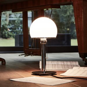 Tecnolumen Wagenfeld Lampe de table, E27, WA23SW,
