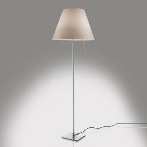 Luceplan Costanza Lampadaire, E27, avec variateur sensitif et tige télescopique, 1D13NT000020+9D1301511739, D13 t.