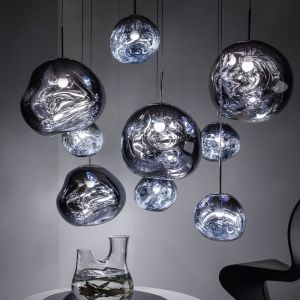 Tom Dixon Melt Suspension, LED, LEDP08CHEU+MES01SM,