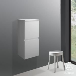 Burgbad Cube Demi-colonne, 2 portes, UHBI040LF3781,