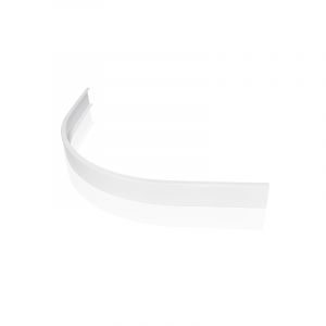 HÜPPE Purano Tablier pour receveur de douche en quart de cercle, 202178055,