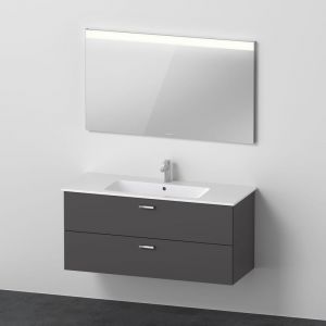 Duravit ME by Starck Lavabo avec meuble sous-lavabo Xbase, avec miroir, XB007304949,