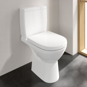 Villeroy & Boch O.novo Cuvette au sol Compact avec DirectFlush, version courte, 5689R001, Compact