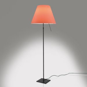 Luceplan Costanza Lampadaire, E27, avec variateur sensitif et tige télescopique, 1D13NT000017+9D1301511724, D13 t.