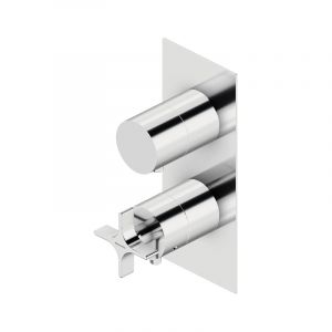 Ritmonio Diametro35 Cross | Diametro35 S Mitigeur thermostatique pour 3 sorties, PR53HG101CRL,