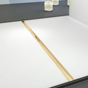 KESSEL Linearis Infinity 60 Caniveau de douche, set complet, pour une installation à plat DN 40, 45304.08,