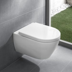 Villeroy & Boch Subway 2.0 WC suspendu avec DirectFlush, 5614R0T2+8M42S1T1,