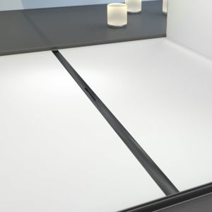 KESSEL Linearis Infinity 60 Caniveau de douche, set complet, pour une installation à plat DN 40, 45302.12,