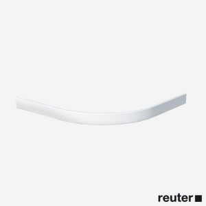 HÜPPE Purano Tablier pour receveur de douche en quart de cercle, 202172055,
