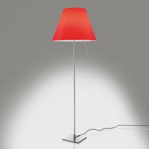 Luceplan Costanza Lampadaire, E27, avec variateur sensitif et tige télescopique, 1D13NT000020+9D1301511708, D13 t.
