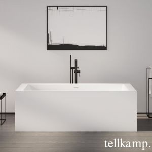 Tellkamp Angoli Baignoire rectangulaire en &icirc;lot, 0100-269-00-A/WG,