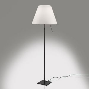 Luceplan Costanza Lampadaire, E27, avec variateur sensitif et tige télescopique, 1D13NT000017+9D1301511702, D13 t.