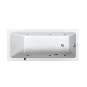 Duravit No.1 Baignoire balnéo rectangulaire, 760488000JP1000+791205000001000,