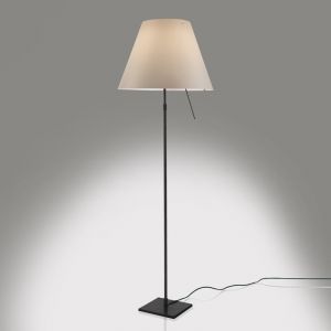 Luceplan Costanza Lampadaire, E27, avec variateur sensitif et tige télescopique, 1D13NT000017+9D1301511734, D13 t.