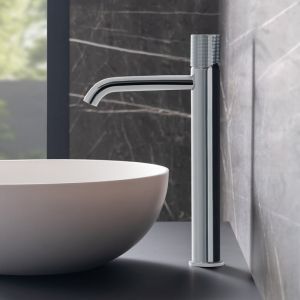 Fortis Brera Grip Robinetterie de lavabo / vasque extra longue avec corps de robinetterie surélevé, 7G205002PC,