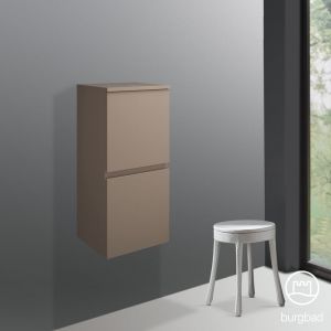 Burgbad Cube Demi-colonne, 2 portes, UHBI040LF3801,