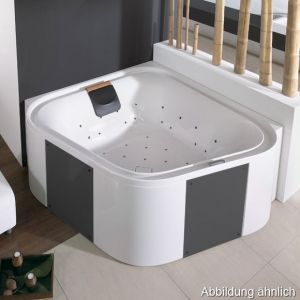 Hoesch ERGO Baignoire balnéo rectangulaire, 6443S.010305552,