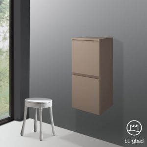 Burgbad Cube Demi-colonne, 2 portes, UHBI040RF3801,