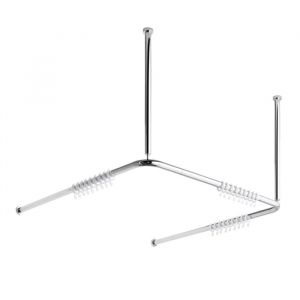 Avenarius free living! Tringle de rideau de douche, raccourcissable, avec fixation au plafond, 9004807010,
