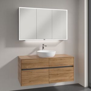 Villeroy & Boch Artis Vasque avec meuble sous-vasque Embrace, avec armoire de toilette My View Now, 41794301+A95700RH+A4551200, My View Now