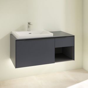 Villeroy & Boch Subway 3.0 Vasque avec meuble bas, 2 tiroirs, 4A706GRW+C572L1VQ,