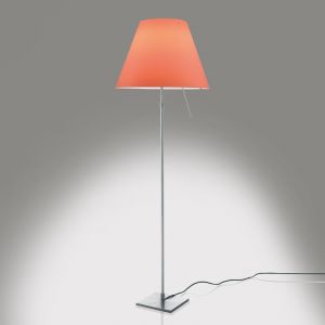 Luceplan Costanza Lampadaire, E27, avec variateur sensitif et tige télescopique, 1D13NT000020+9D1301511724, D13 t.