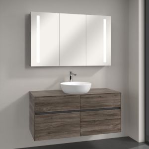 Villeroy & Boch Artis Vasque avec meuble sous-vasque Embrace, avec armoire de toilette My View 14, 41794301+A95700RK+A4231200, My View 14