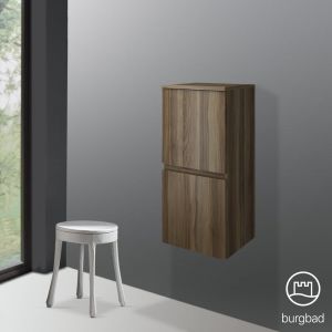 Burgbad Cube Demi-colonne, 2 portes, UHBI040RF3787,