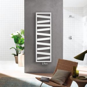 Zehnder Ribbon Sèche-serviettes, fonctionnement mixte ou à eau chaude, ZRI01050B100000, RB-100-050