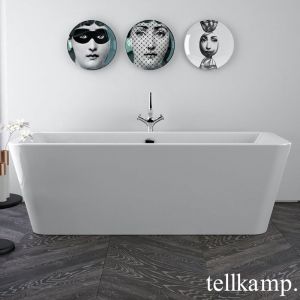Tellkamp Pura Baignoire rectangulaire en îlot, 0100-085-00-AUF/CR,