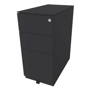Caisson roulant Note™, avec 2 tiroirs universels, 1 tiroir pour dossiers suspendus BISLEY
