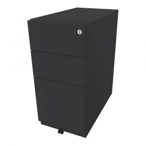 Caisson roulant Note™, avec 2 tiroirs universels, 1 tiroir pour dossiers suspendus BISLEY