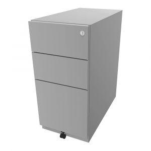 Caisson roulant Note™, avec 2 tiroirs universels, 1 tiroir pour dossiers suspendus BISLEY
