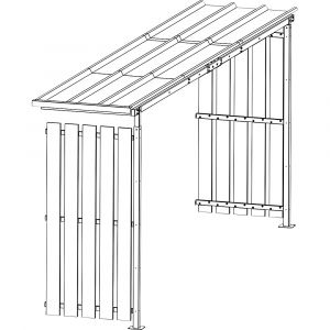 Abri pour cycles Mottez