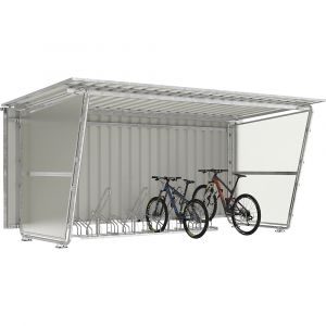 Abri Siegen avec arceaux pour cycles mod&egrave;le 2300 WSM