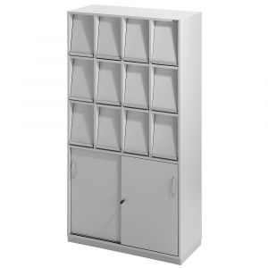 Armoire &agrave; abattants eurokraft pro