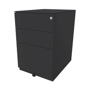 Caisson roulant Note™, avec 2 tiroirs universels, 1 tiroir pour dossiers suspendus BISLEY