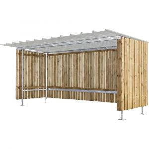 Abri pour v&eacute;los / motos Mottez