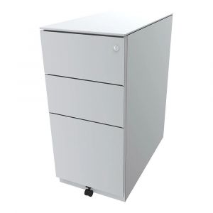 Caisson roulant Note™, avec 2 tiroirs universels, 1 tiroir pour dossiers suspendus BISLEY