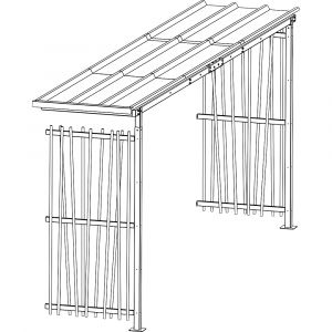 Abri pour cycles Mottez