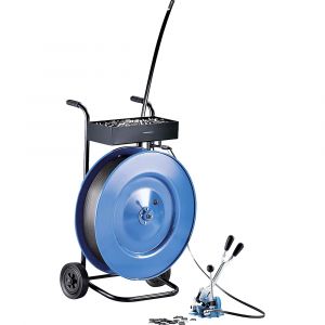 Kit de cerclage, feuillard en polypropyl&egrave;ne ratioform