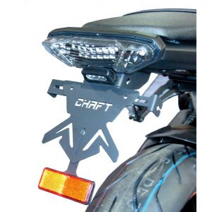 CHAFT Support de plaque MT-09 2013-2016 / MT-09 GT et Tracer 2015-2018 / MT-10 2016-2017