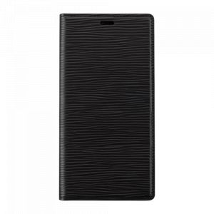 Diarycase 2.0 coque clapet en cuir véritable avec support aimanté pour apple iphone 14 plus, noir minuit